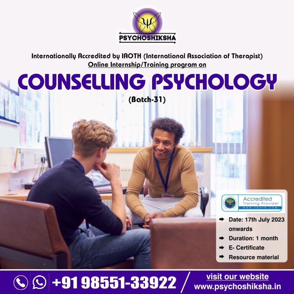 TRAINING & INTERNSHIP Psycho Shiksha